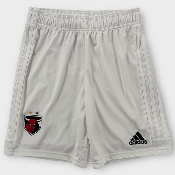 adidas Other - Adidas Soccer Shorts Youth Large‎ 13-14Y White Recycled Polyester Hawaii Bulls